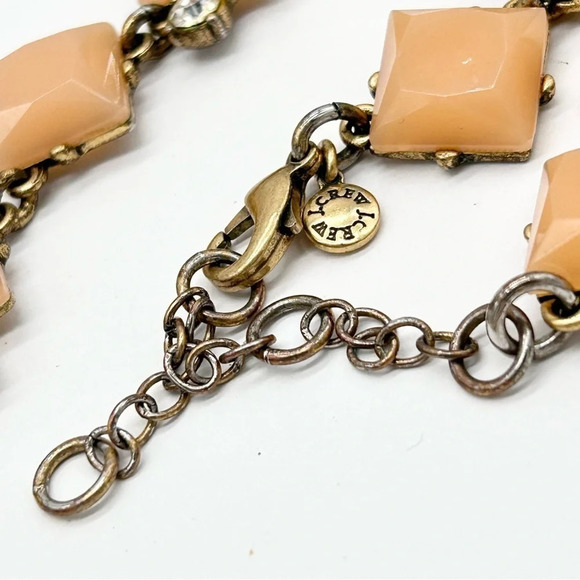 J. Crew Peach Jeweled Necklace - Picture 3 of 3